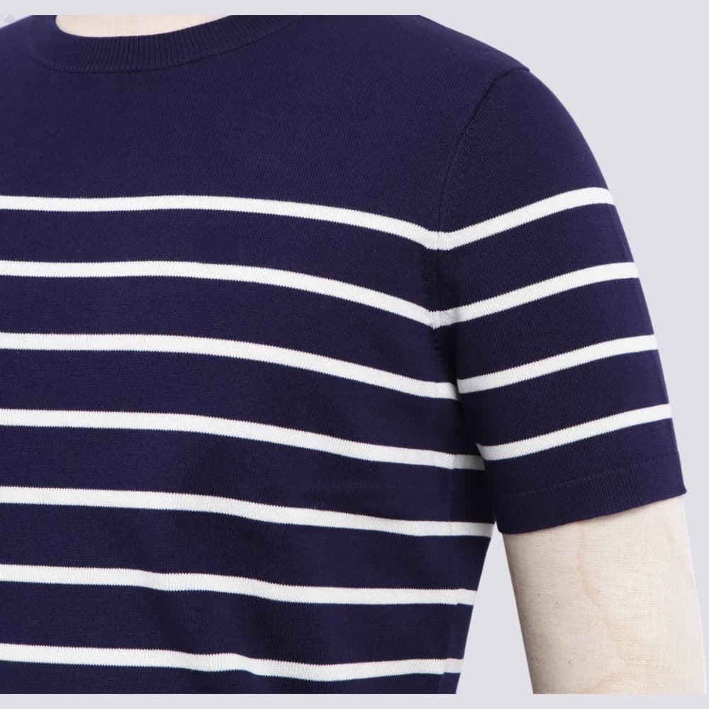 Men's Solid Casual Knit T Viscose Blend Short Sleeve Crew Neck — view 5