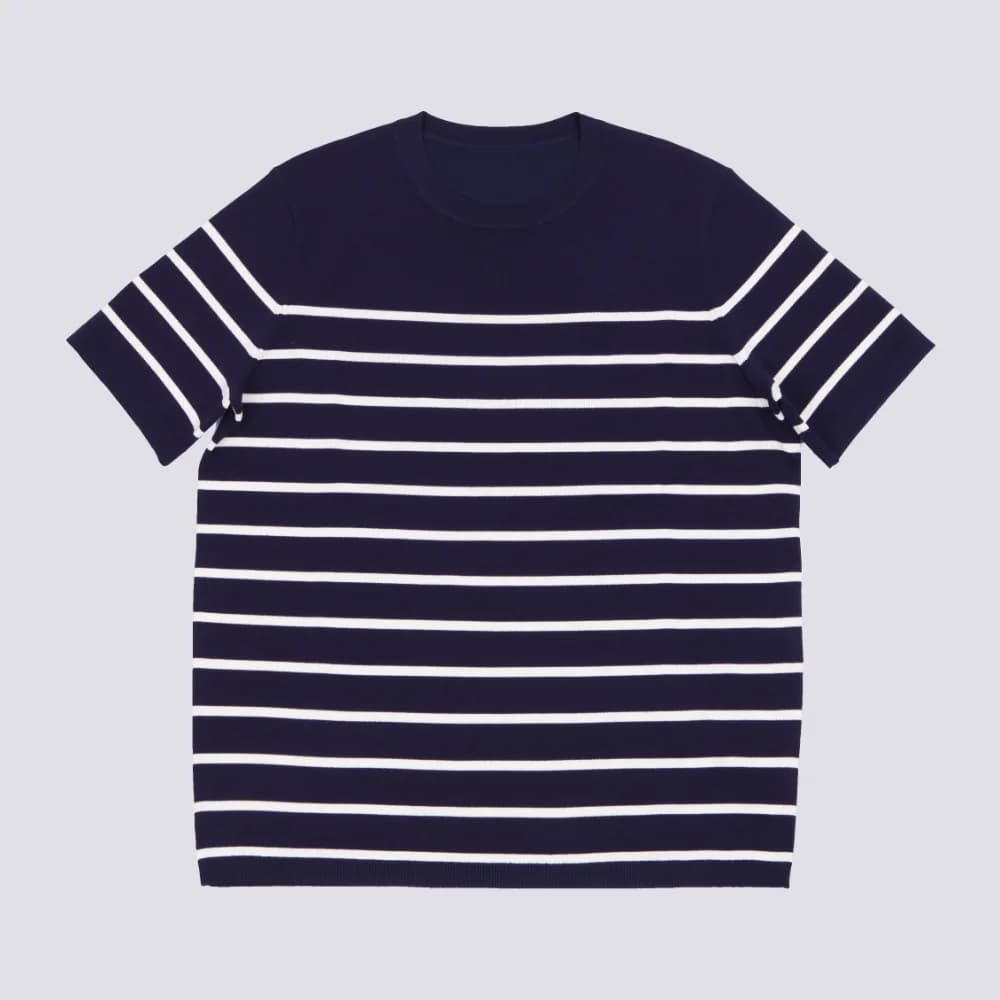 Men's Solid Casual Knit T Viscose Blend Short Sleeve Crew Neck — view 6