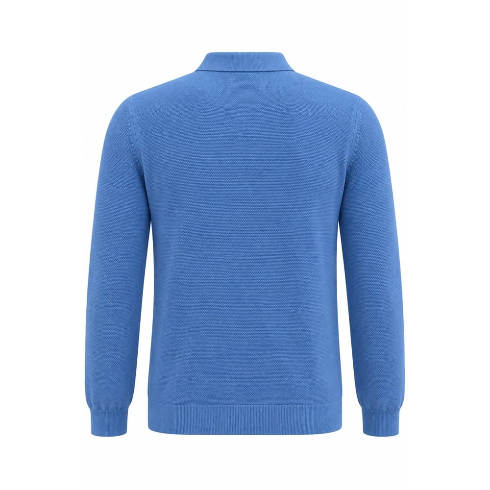 Men's Long-Sleeve Knit Polo — view 3
