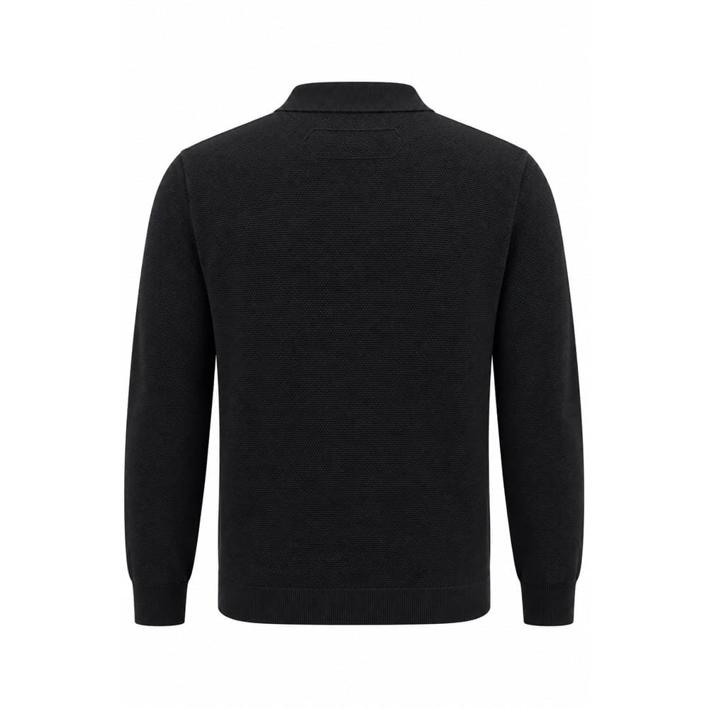 Men's Long-Sleeve Knit Polo — view 4