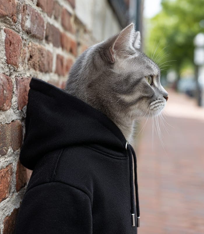 Pet Dog & Cat Basic Hoodie — view 4