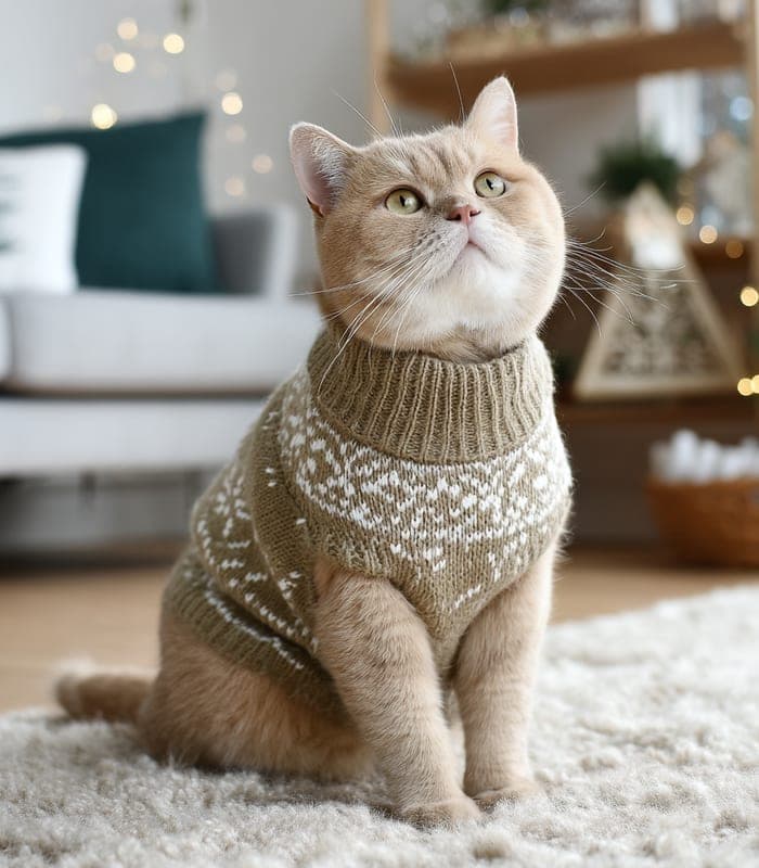 Pet Winter Knit Sweater