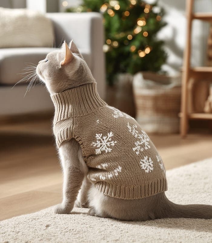 Pet Winter Knit Sweater — view 3