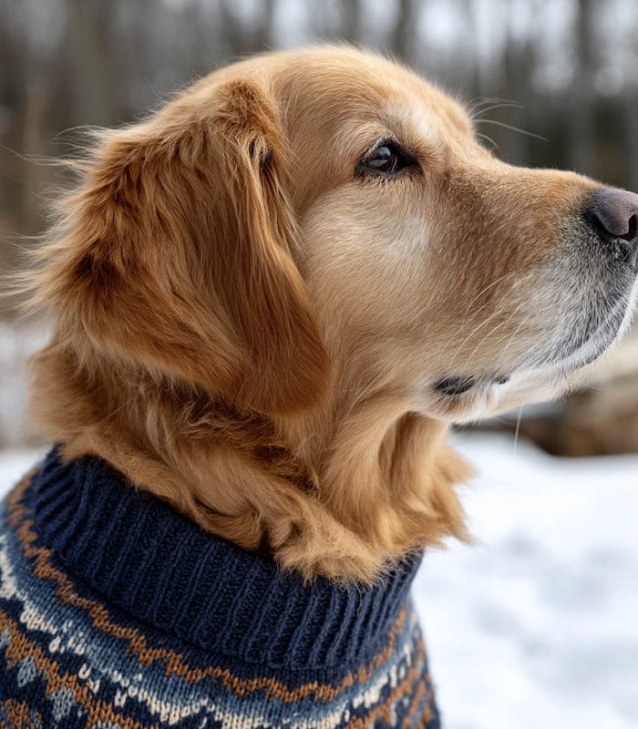 Pet Nordic Heritage Wool Sweater — view 2