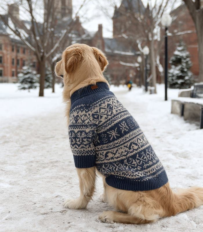 Pet Nordic Heritage Wool Sweater — view 3