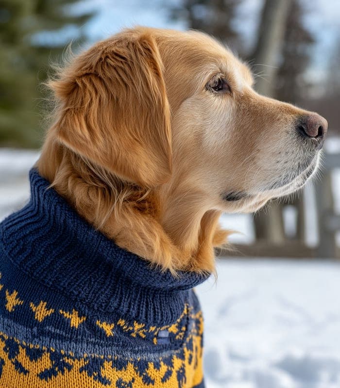 Pet Nordic Heritage Wool Sweater — view 4