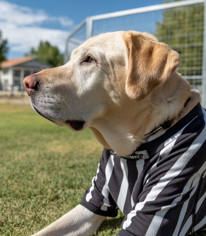 Pet Sporty Striped Performance Sweater — view 2