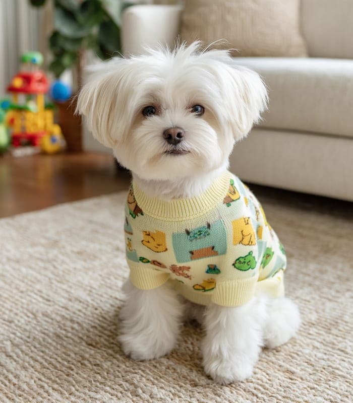 Pet Cute Cartoon Jacquard Sweater