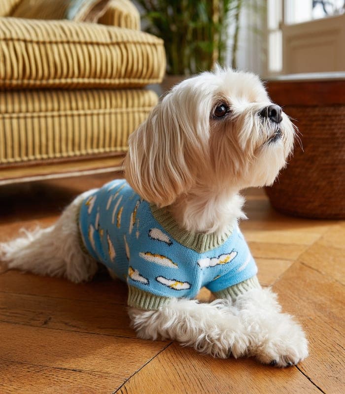 Pet Cute Cartoon Jacquard Sweater — view 2
