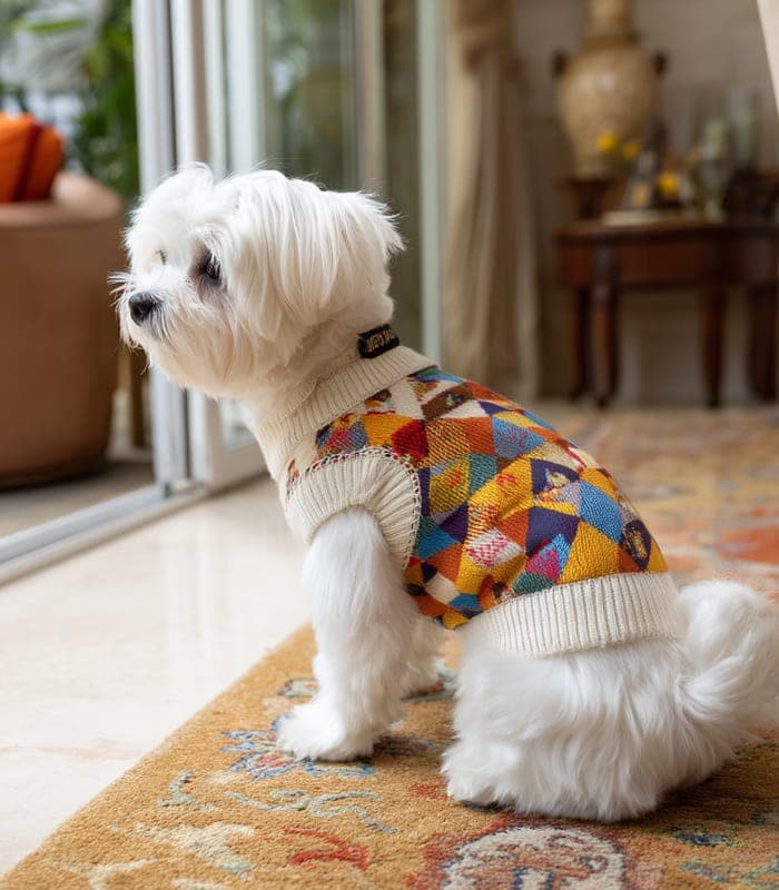 Pet Cute Cartoon Jacquard Sweater — view 3