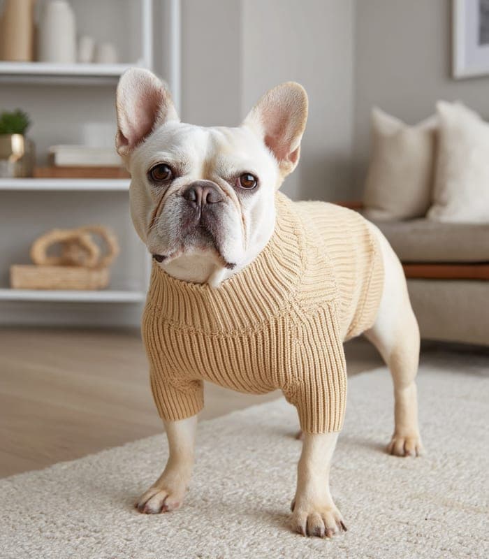 Pet Minimalist High-Neck Sweater