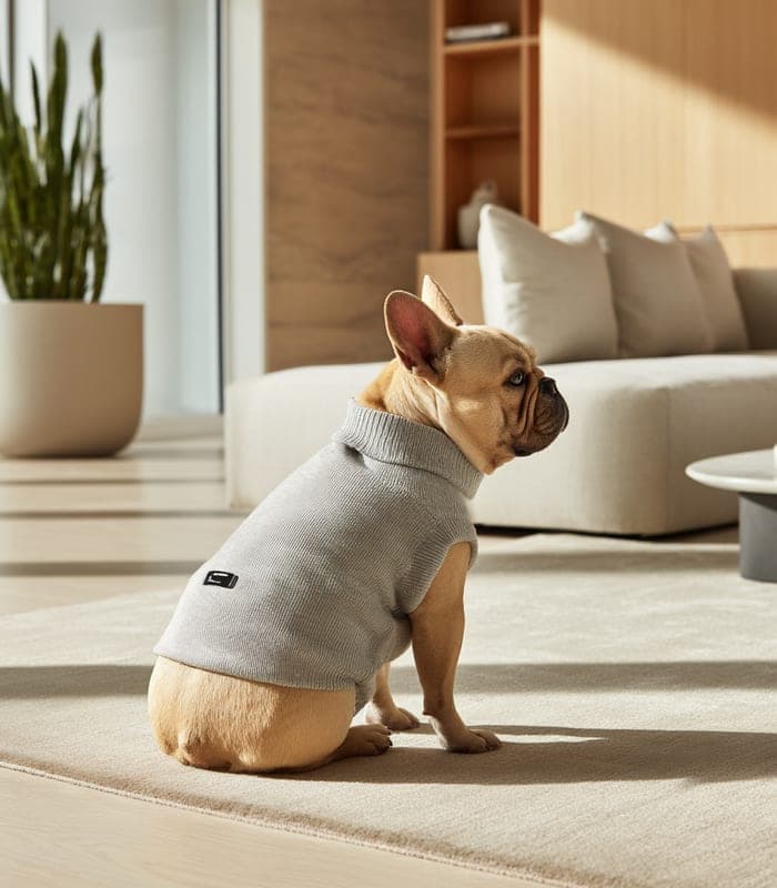 Pet Minimalist High-Neck Sweater — view 3