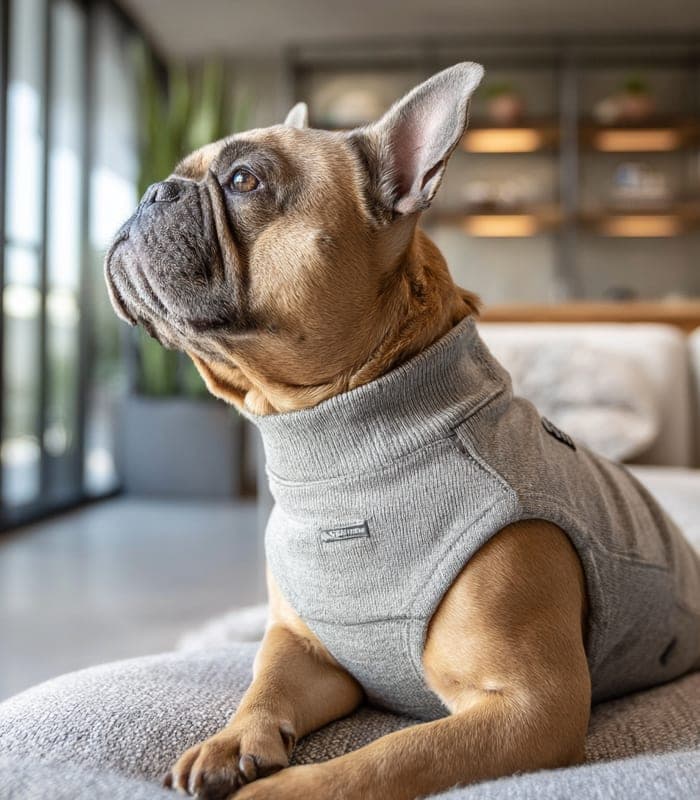 Pet Minimalist High-Neck Sweater — view 4