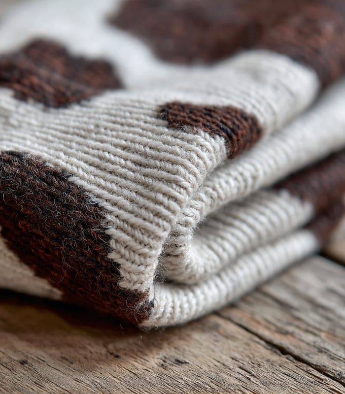 Pet Vintage Cow Print Sweater — view 5