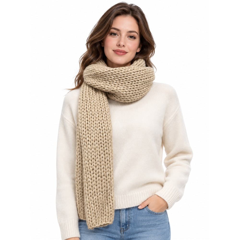 Unisex Knit Scarf — view 3