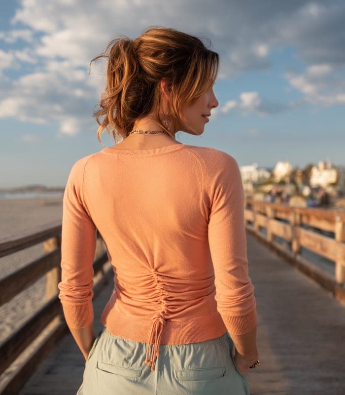 Women's Lightweight Summer Bolero Cardigan — view 3