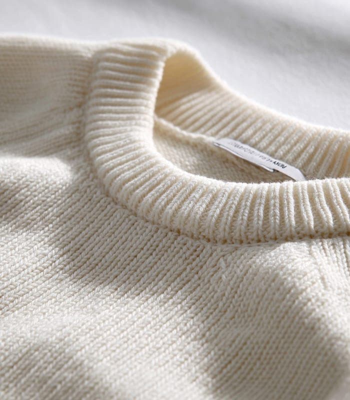 Women's Organic Cotton Relaxed Fit Crew Neck Sweater — view 6