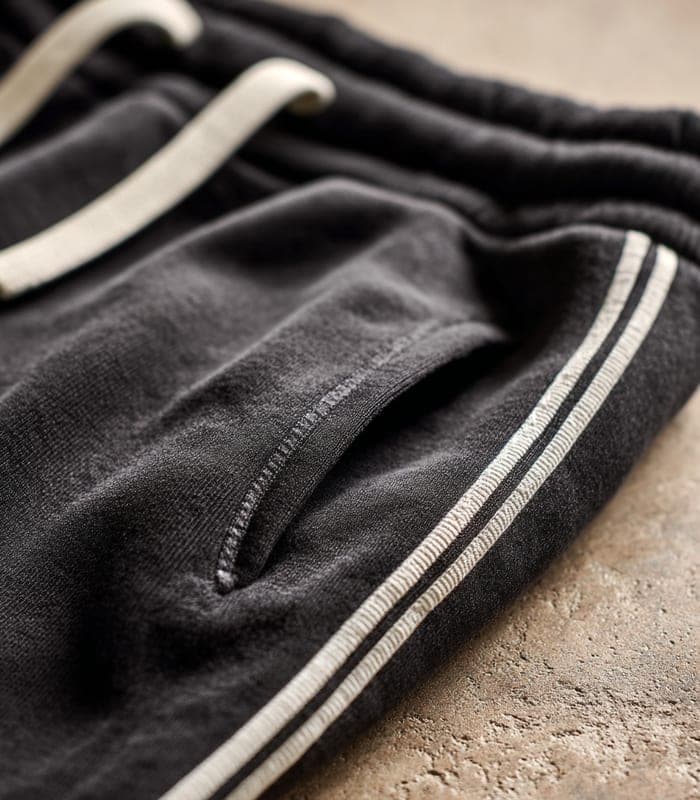Women's Jogger-Style Knit Pants with Side Stripes — view 6