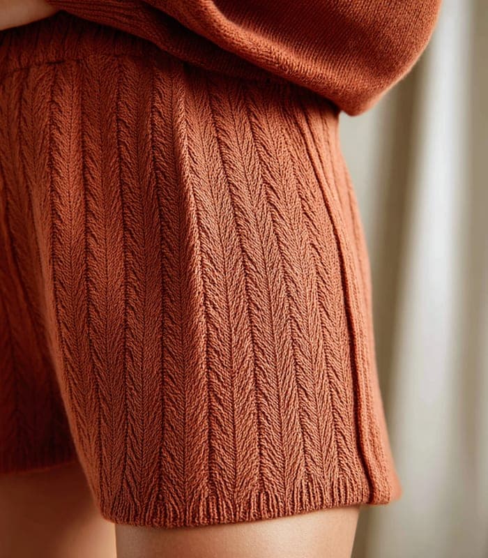 Women's Textured Knit Culottes — view 5