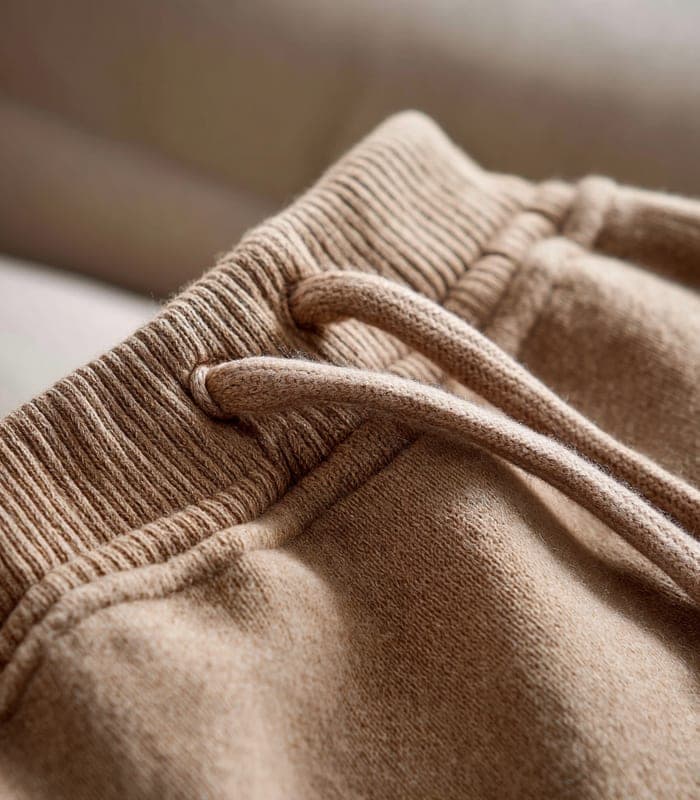 Women's Wide-Leg Cashmere Blend Lounge Pants — view 5