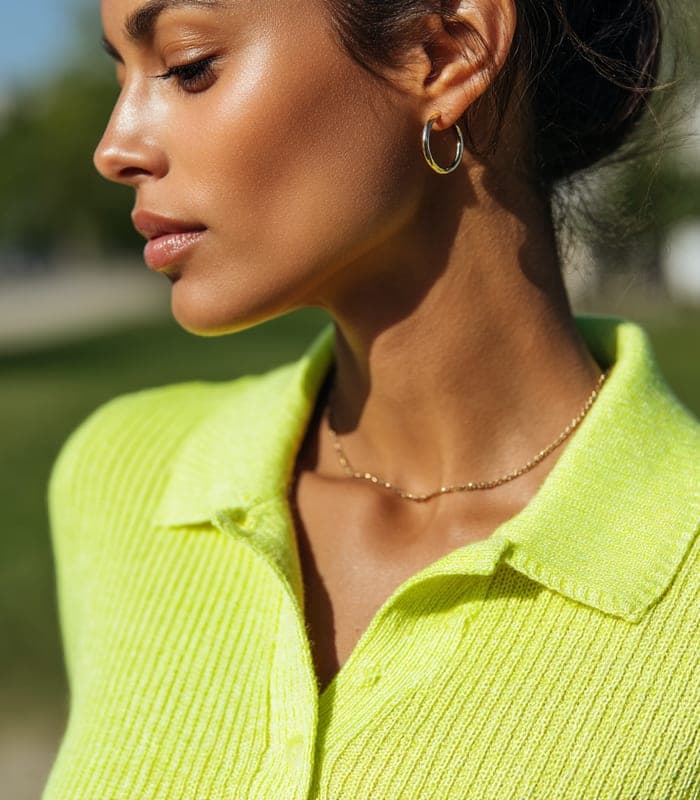 Women's Lightweight Knit Polo Sweater — view 2