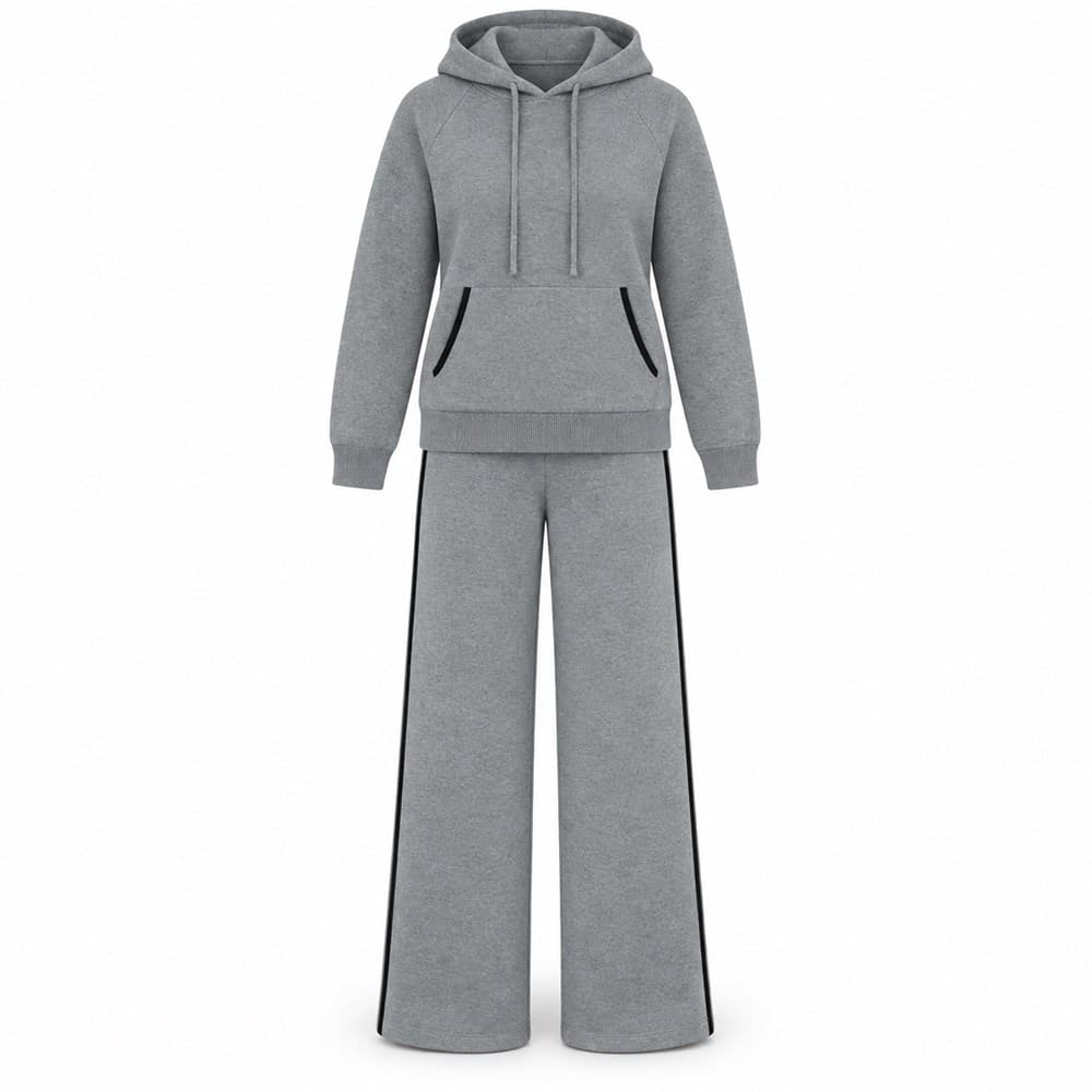 Women's Multicolour Hooded Knit Dress — view 3
