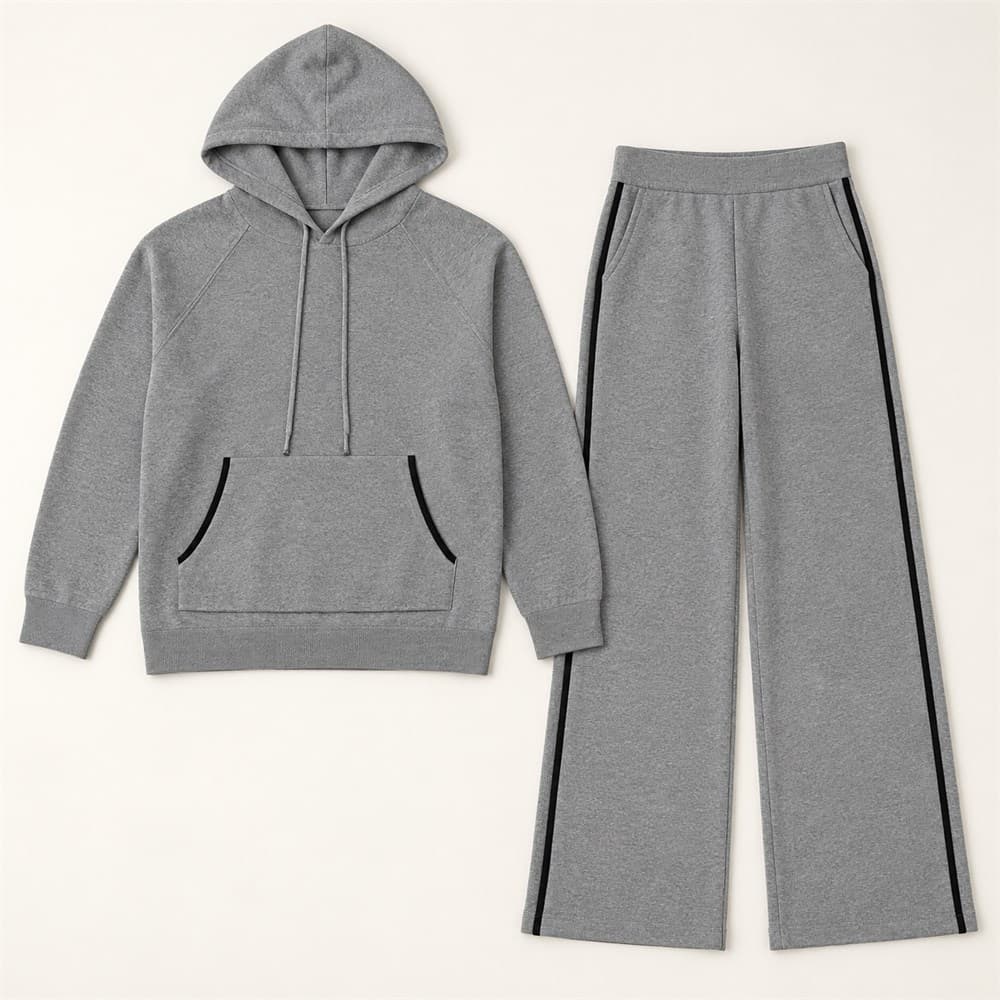 Women's Multicolour Hooded Knit Dress — view 4