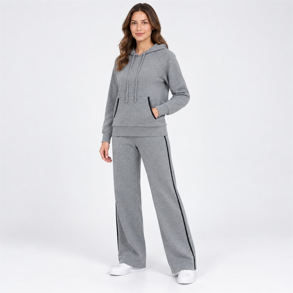 Women's Multicolour Hooded Knit Dress — view 6