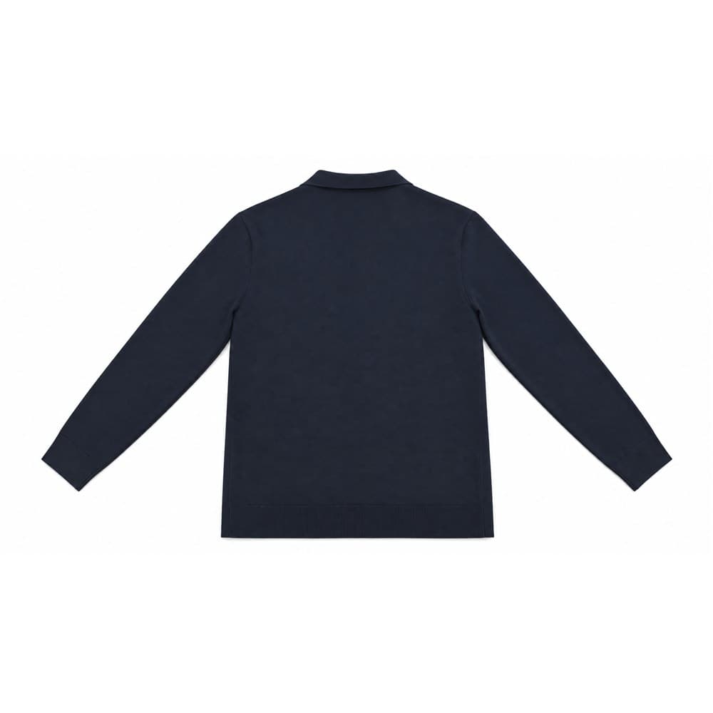 Women's Navy V-Neck Knit Cardigan — view 2