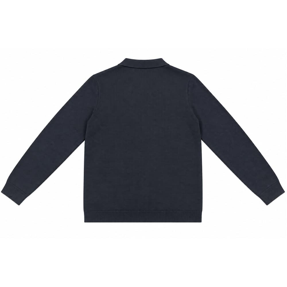 Women's Navy V-Neck Knit Cardigan — view 2
