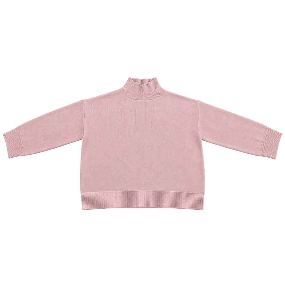 Women's Pink Crew Neck Sweater — view 3