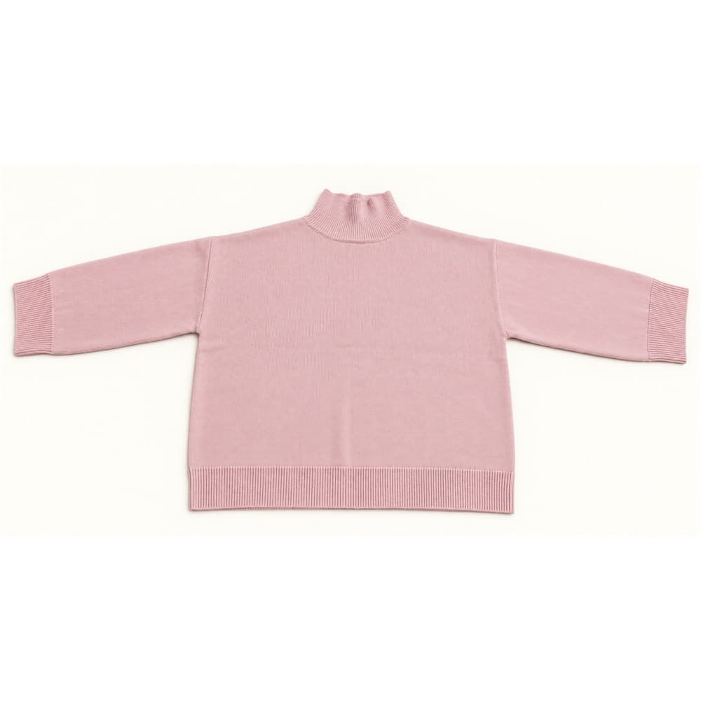 Women's Pink Crew Neck Sweater — view 4