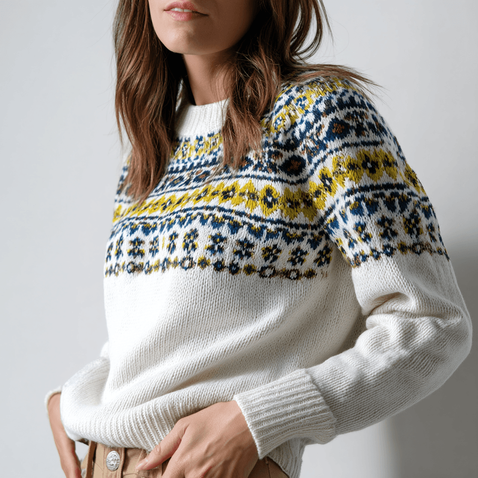 Women's Vintage Fair Isle Christmas Sweater