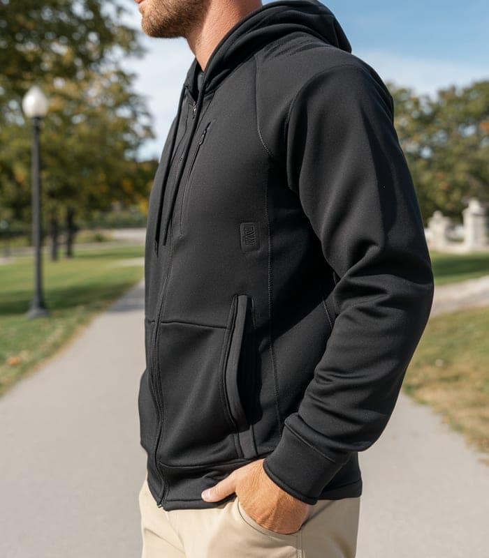 Women's Athleisure Zip-Up Sweater — view 4