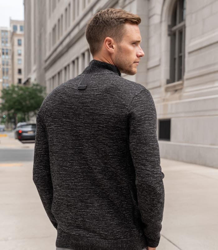Women's Structured Zip-Up Sweater Jacket — view 3