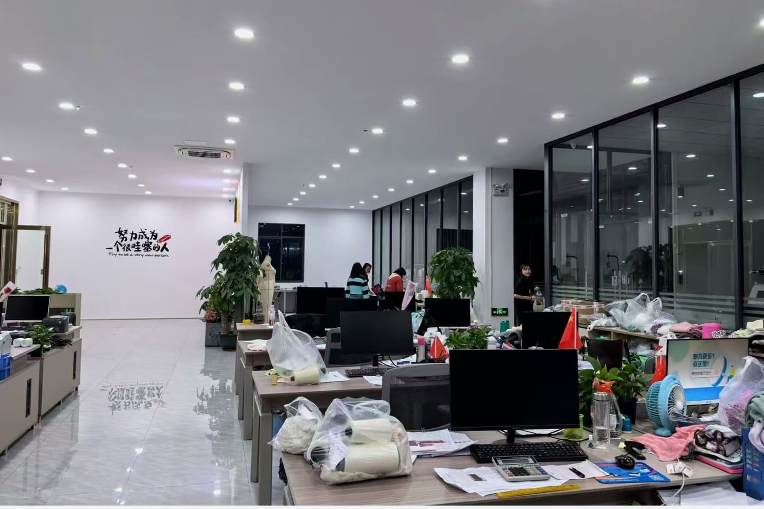 Development and sample room at our Dongguan knitwear factory