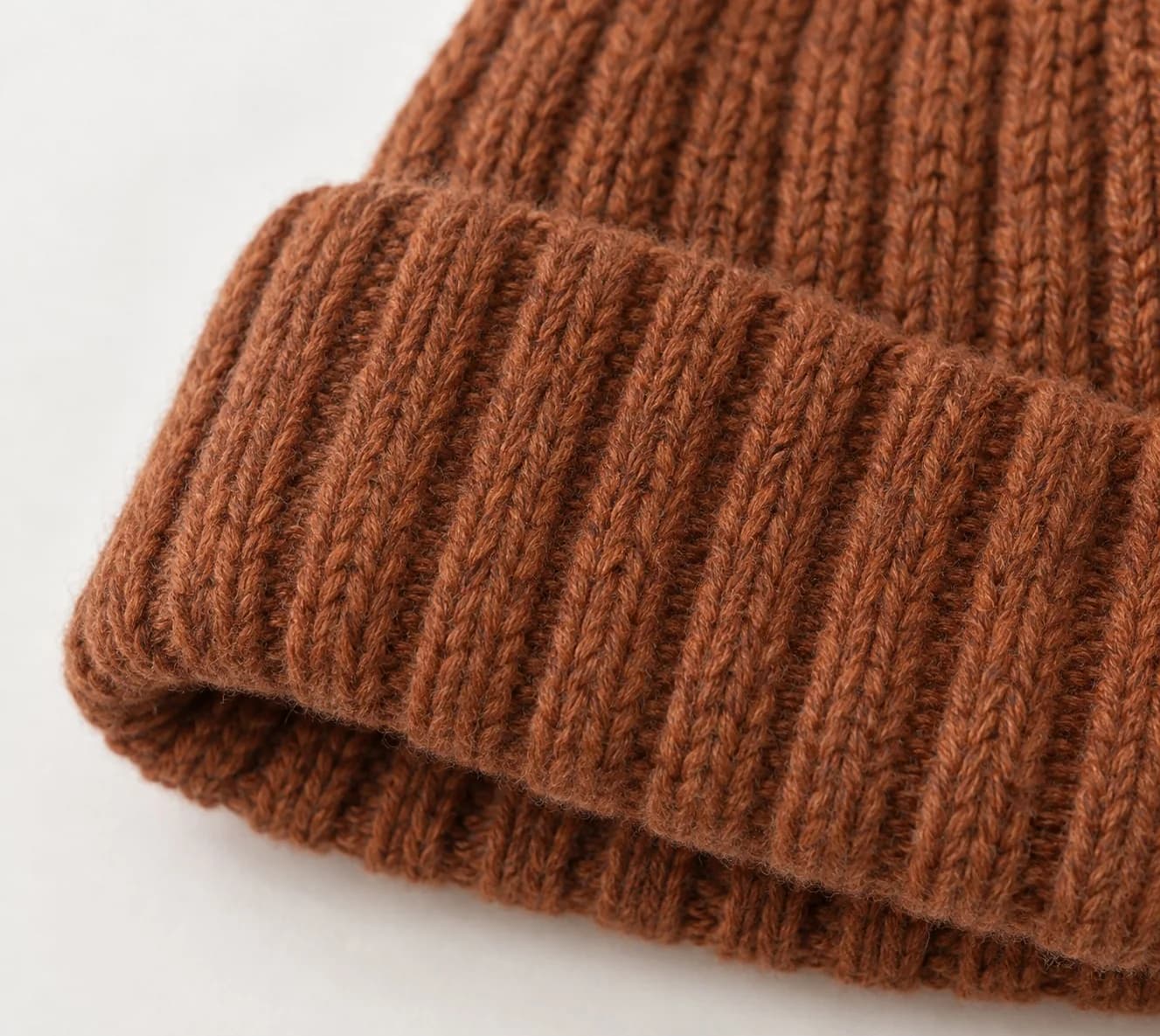Ribbed Wool Fisherman Beanie - trim reference (AI development concept)