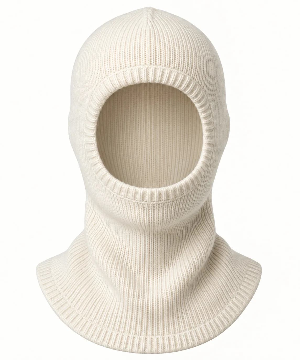 Fine-Gauge Merino Knit Balaclava - trim reference (AI development concept)