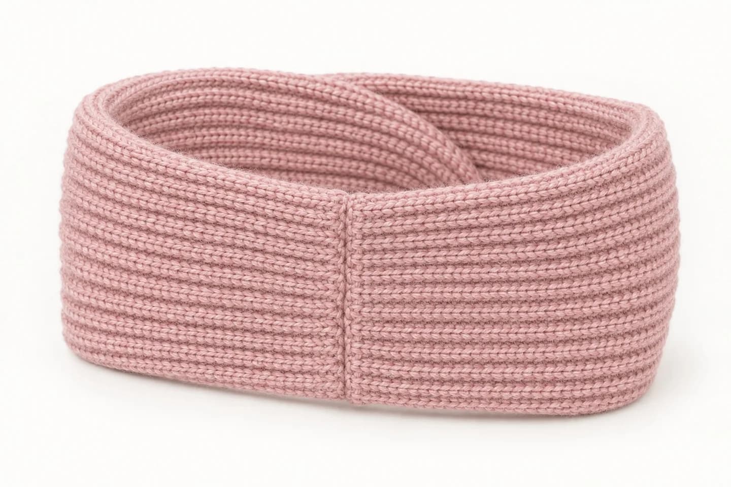 Twist-Front Knit Headband - back reference (AI development concept)
