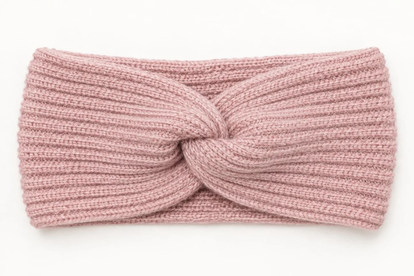Twist-Front Knit Headband - front reference (AI development concept)
