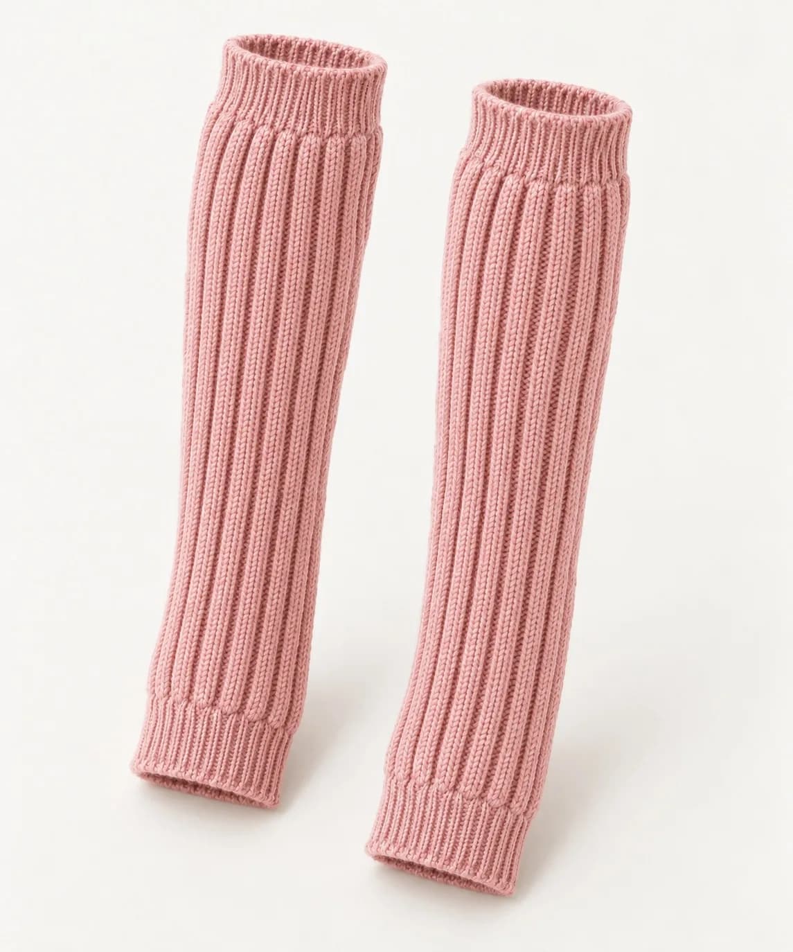Ribbed Wool-Blend Leg Warmers - back reference (AI development concept)