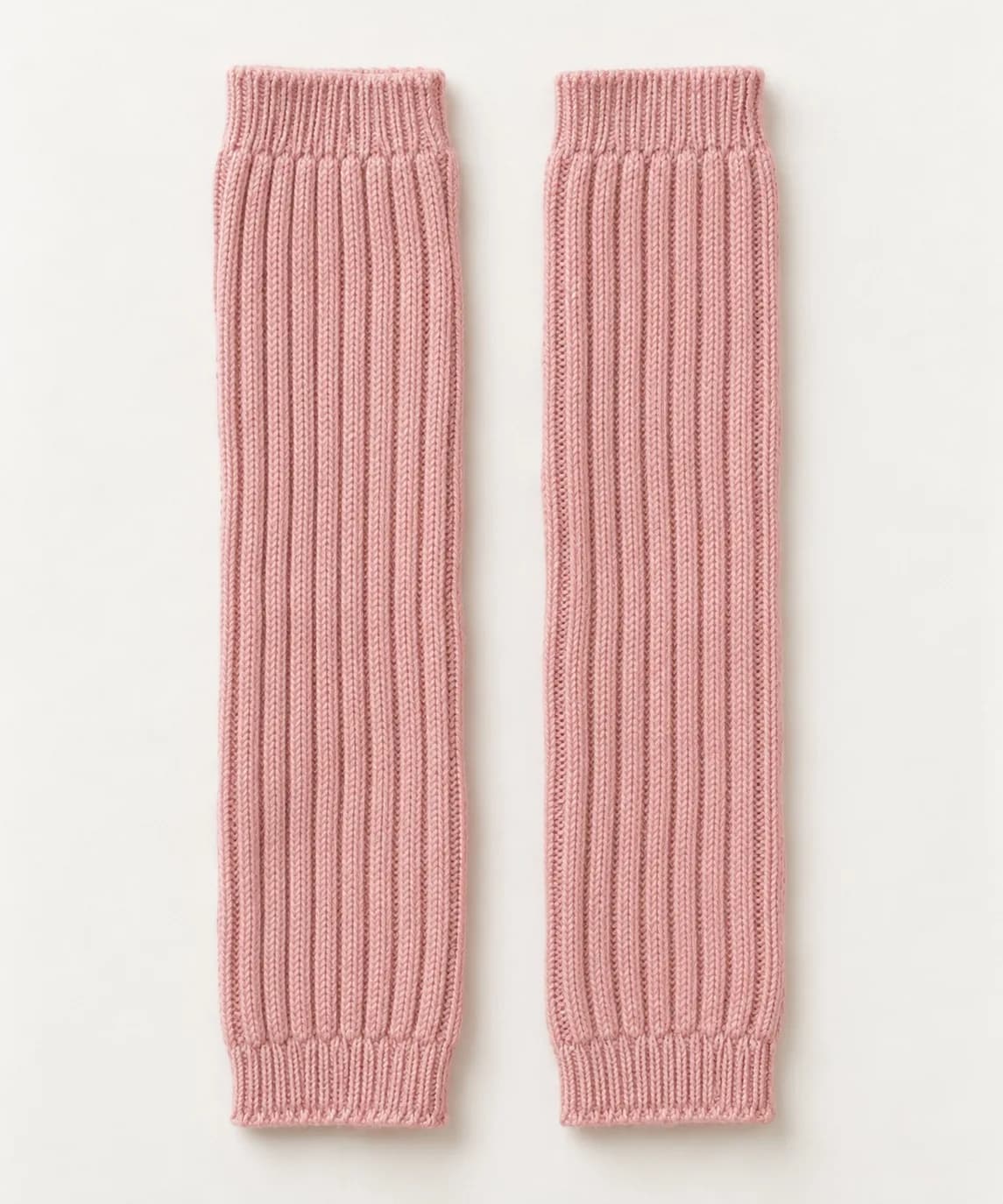 Ribbed Wool-Blend Leg Warmers - front reference (AI development concept)