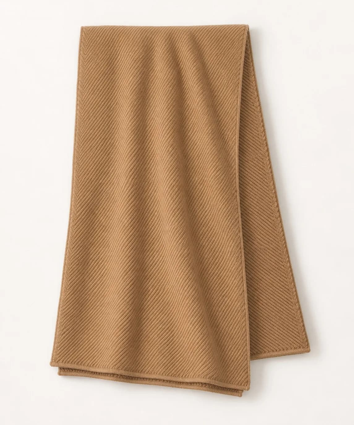 Oversized Wool-Blend Knit Wrap - back reference (AI development concept)