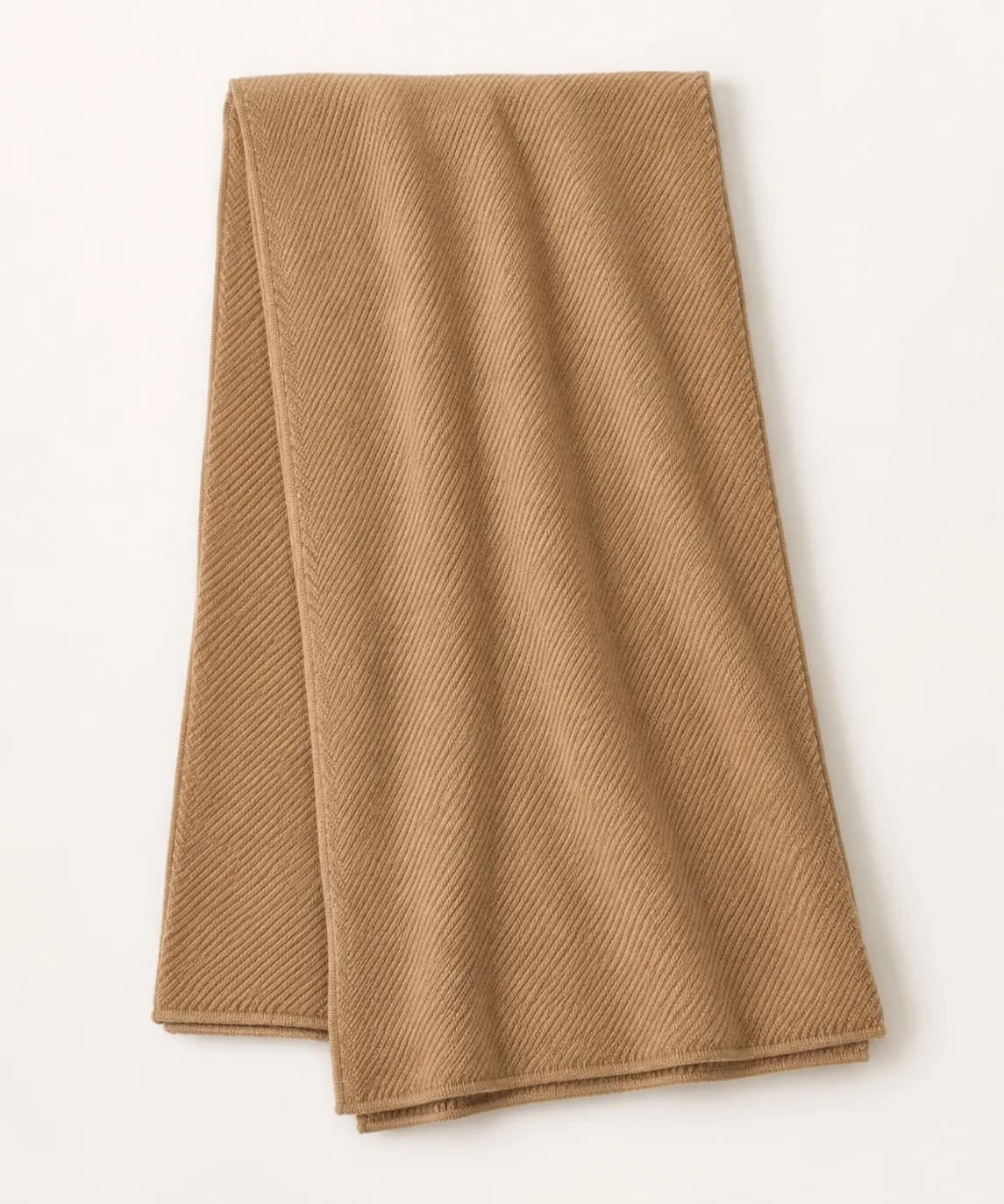 Oversized Wool-Blend Knit Wrap - front reference (AI development concept)