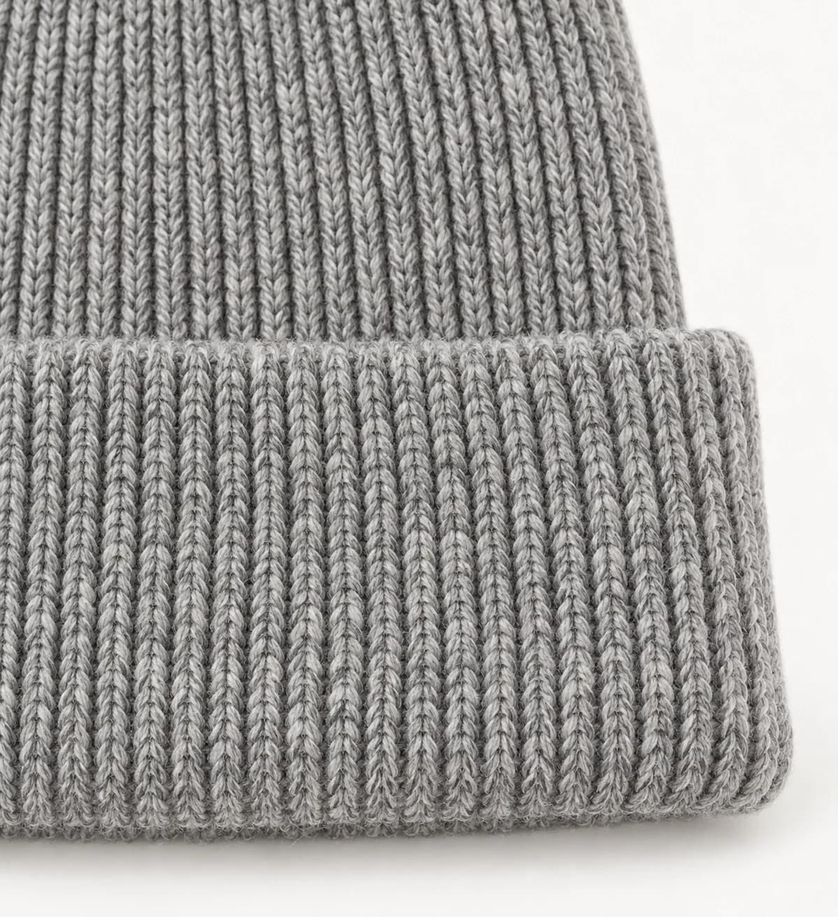 Recycled-Yarn Ribbed Beanie Development - trim reference (AI development concept)