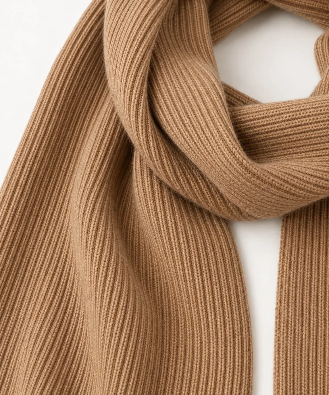 Fine-Gauge Merino Gift Scarf - texture reference (AI development concept)