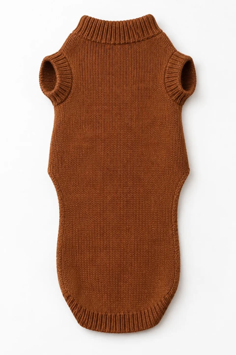 Dachshund Long-Back Knit Sweater Development - front reference (AI development concept)