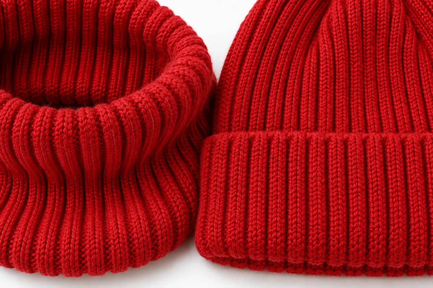 Dog Snood and Matching Owner Beanie Set - texture reference (AI development concept)