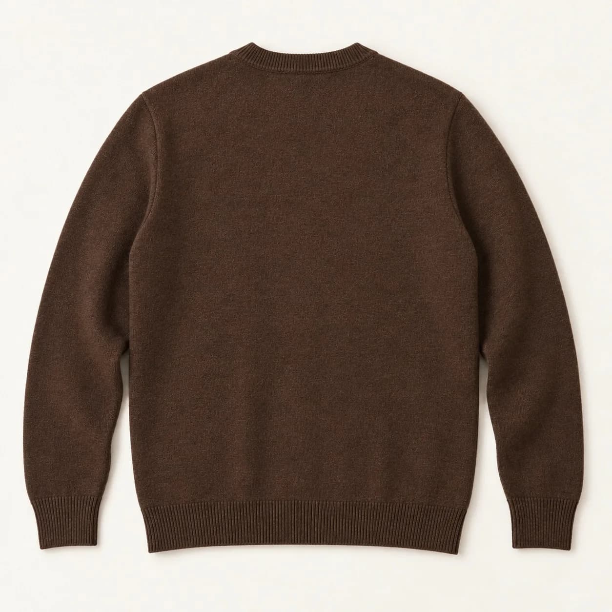 Men's Merino-Blend Argyle Crew-Neck Sweater - back reference (AI development concept)