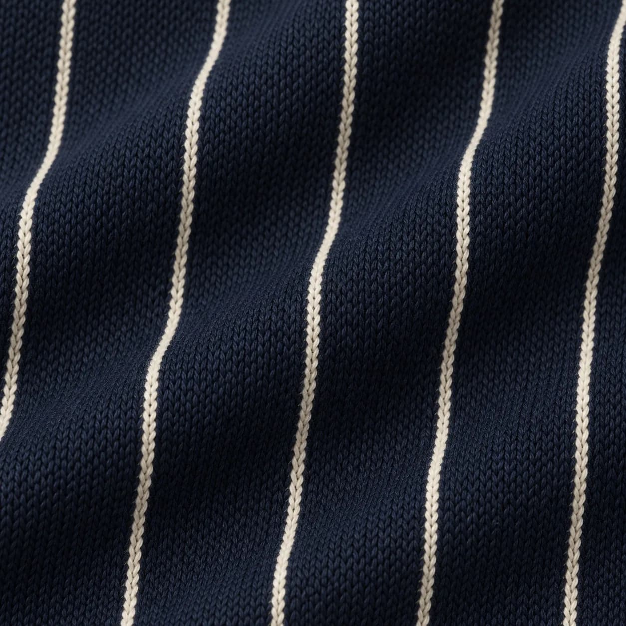 Mens Chalk-Stripe Jacquard Crew - texture reference (AI development concept)